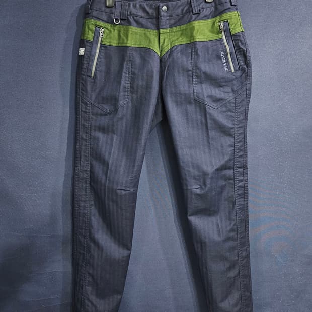 블랙야크 네이비 남성 허리 32 등산복 면바지 