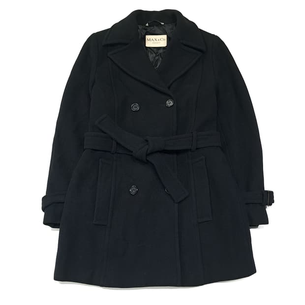 CL221 L 막스앤코 90s 이태리판 울캐시미어 더블 코트 자켓