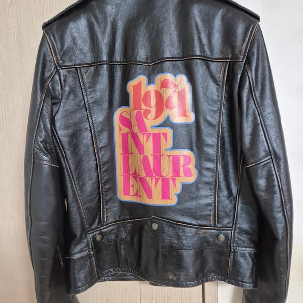 생로랑 l01 프린팅 자켓 46