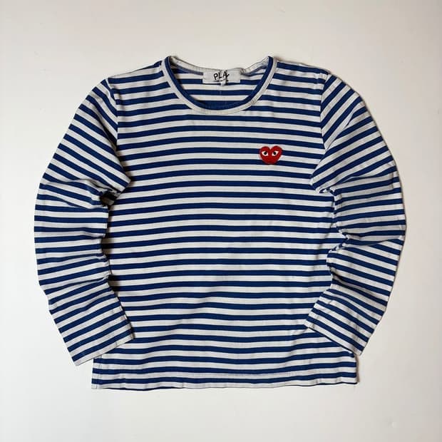 꼼데가르송 스트라이프 롱 슬리브 PN9235