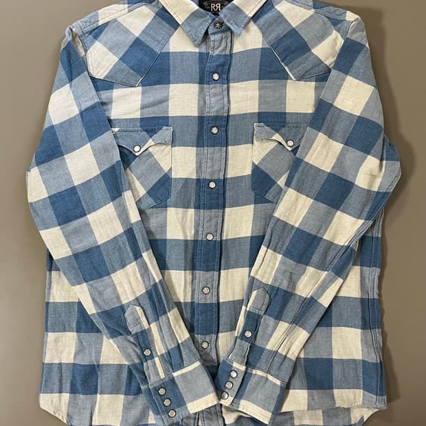 RRL 플래드 워크셔츠