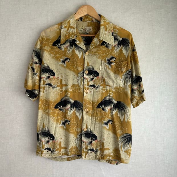 Tabura Gold Fish Hawaiian Shirts