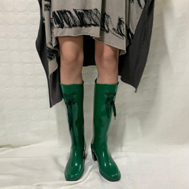 Marc Jacobs 그린 레인부츠