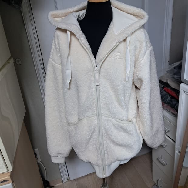 뉴발란스 뽀글이 후리스 플리스 후드집업 M(약95)남녀공용 상태최상