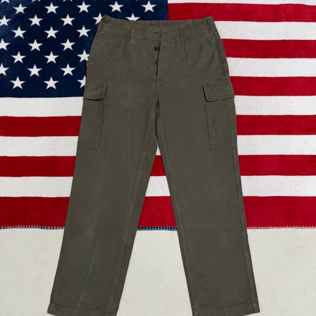 90s 독일군 퍼티그 카고팬츠 military cargo pants빈티지