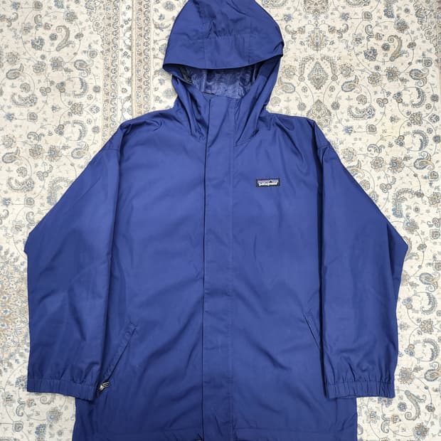 파타고니아 네이비색 후드 바람막이 키즈 L (100-103)