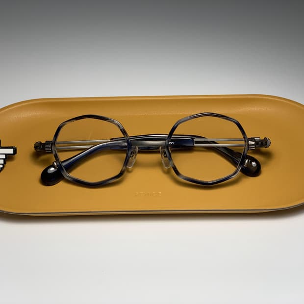 레스 덴 휴먼 옥타곤 티타늄 디자이너 감독 작가 예술가 안경 0068