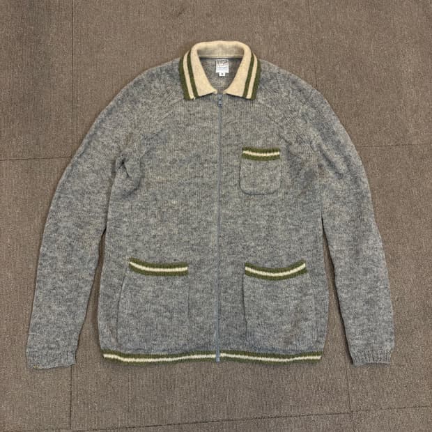 junko shimada japan 준코 시마다 울 니트 집업