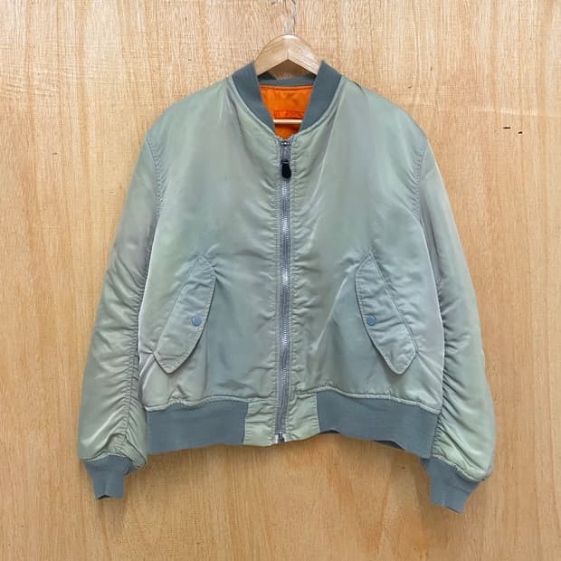 80~90s ALPHA INDUSTRIES sun faded ma-1