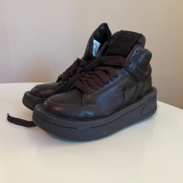 컨버스 x 릭 오웬스 다크쉐도우 터보웨폰 클레이 슈즈