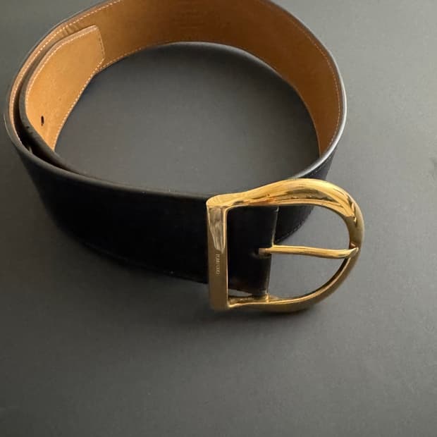 Tom Ford Oval Buckle Belt   