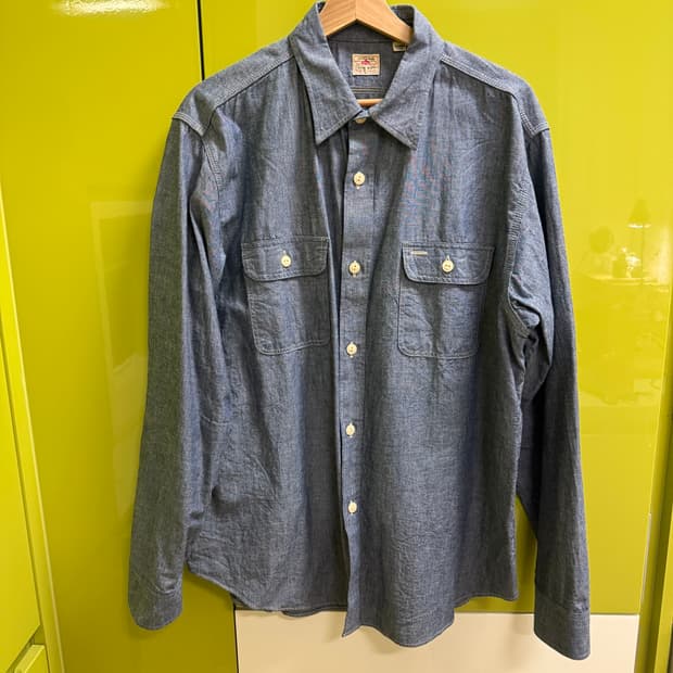 [XL] 슈가케인 샴브레이 셔츠