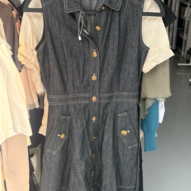 버버리 데님원피스