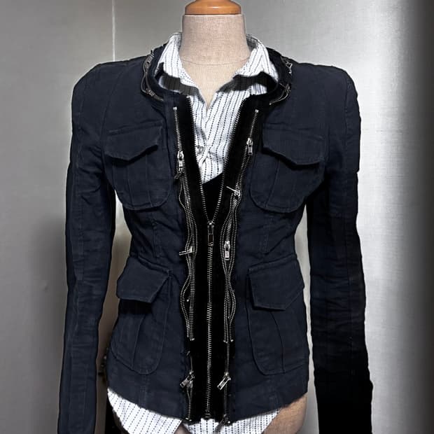 Archive 아카이브 지퍼 디테일 자켓