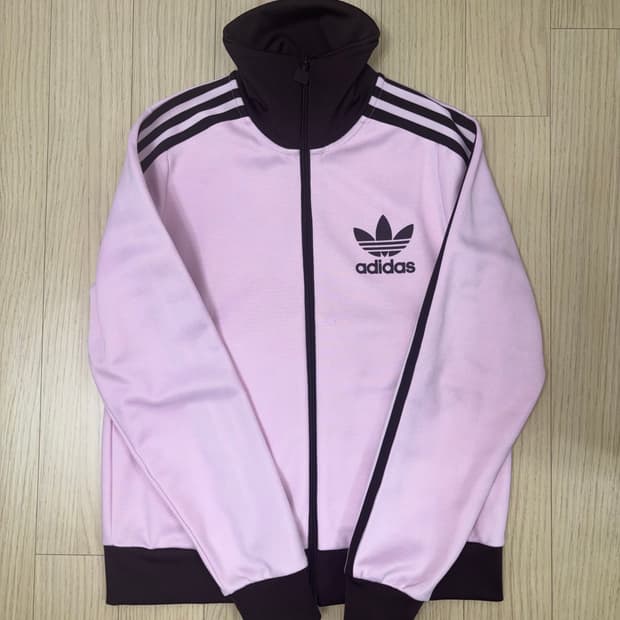 (W) 아디다스 오리지널스 베켄바우어 트랙 자켓 클리어 핑크 M