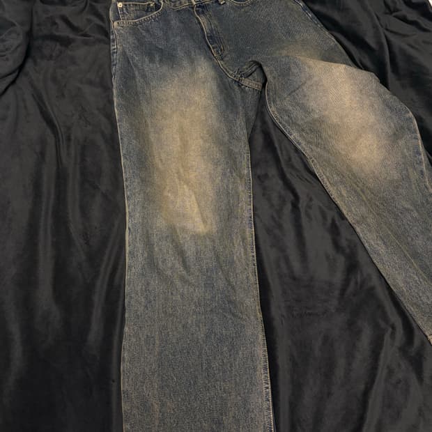 샌드워싱 데님팬츠