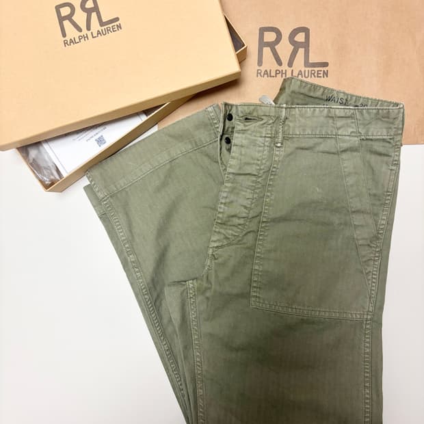 RRL 더블알엘 헤링본 퍼티그 30/30