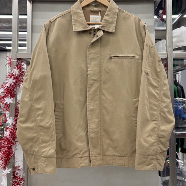 GAP 00s 베이지 원포켓 트러커 자켓 탄 베이지