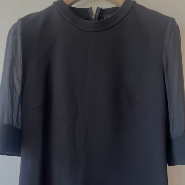 타임 여성 블랙 라운드시스원피스 하객룩원피