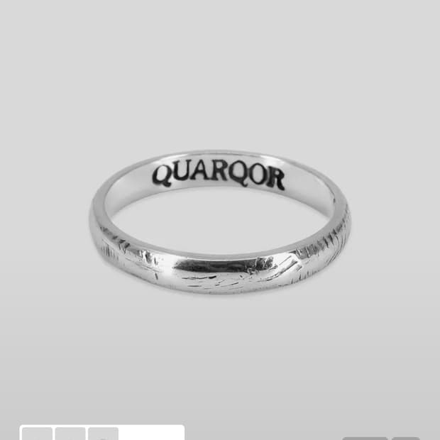  쿼르코어 #9104 silver92.5 RING