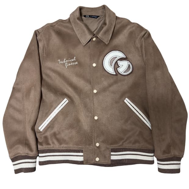 자라(ZARA) 페이크 스웨이드 보머 자켓