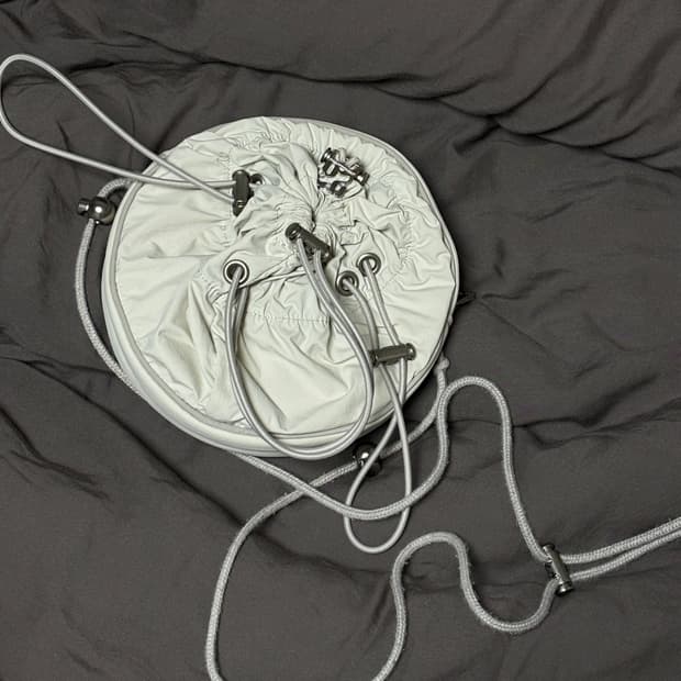 글로니 셔링 스트링 미니 크로스 탬버린백