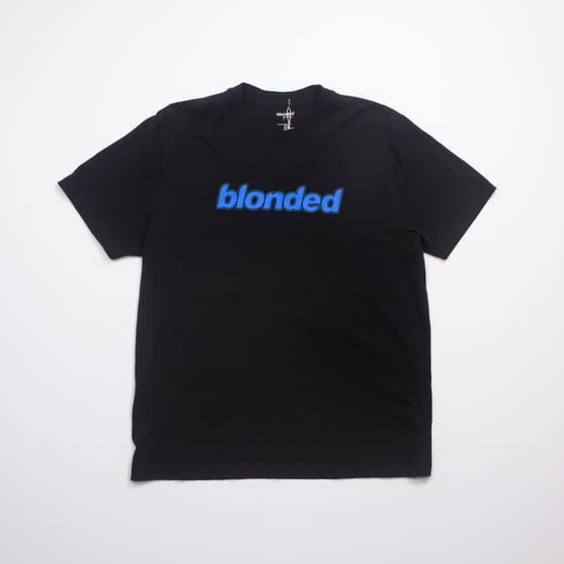 프랭크 오션 Blonded 티셔츠 블랙 