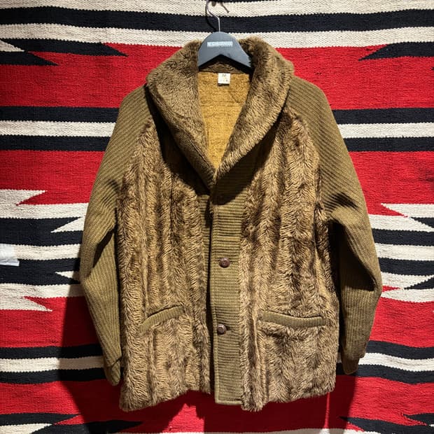 Japanese fur coat gardigan
