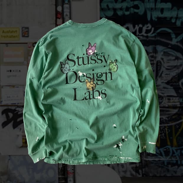 스투시 디스트로이드 페인팅 롱슬리브