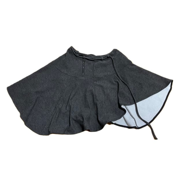 타입서비스 언발란스 스커트 챠콜 