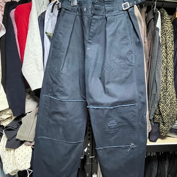 라프시몬스 패널링 팬츠 46