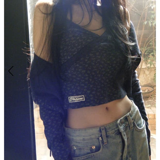 seer - love-touched cardigan set_navy