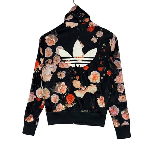 아디다스 꽃무늬 트랙탑 져지