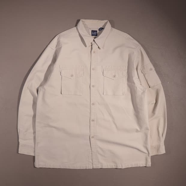 90s 갭 코튼 워크셔츠