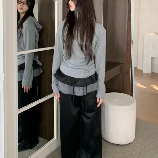 치마바지(레이어드)