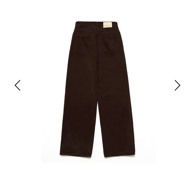 누아르나인 프리미엄 스탠다드 팬츠 브라운 M