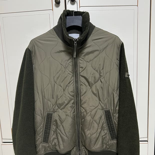 시리즈 series 퀼팅 플리스 자켓 100