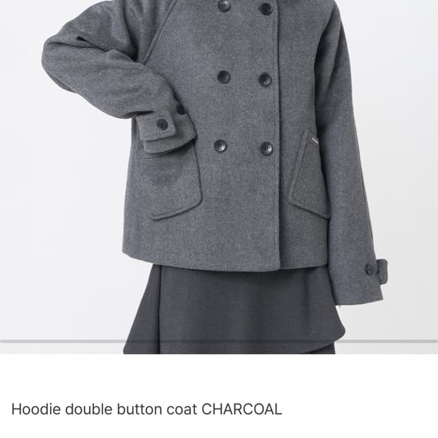 미세키서울 코트 차콜