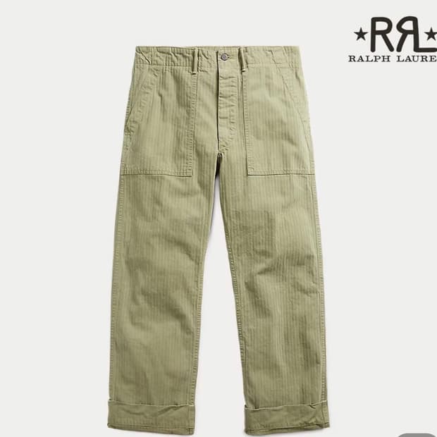 더블알엘 헤링본 퍼티그 30사이즈