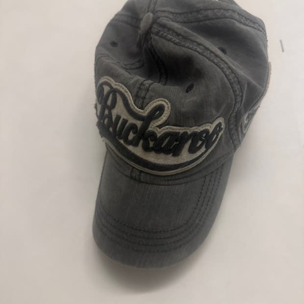 Buckaroo 버커루 빈티지 워싱 그레이 자수 볼캡