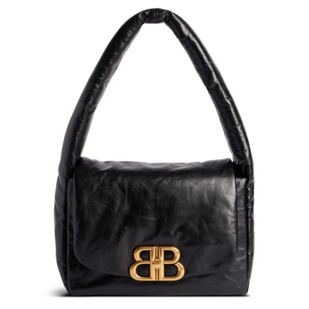 발렌시아가 모나코 스몰 레더 숄더백