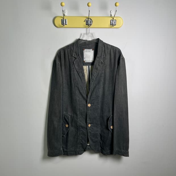네버씬띵 코튼 워싱 블레이저 자켓 XL