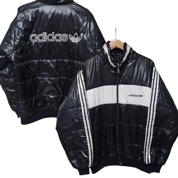아디다스 삼선 올드스쿨 경량 점퍼 자켓