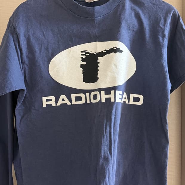 90s 라디오헤드 투어 머천다이즈 티셔츠