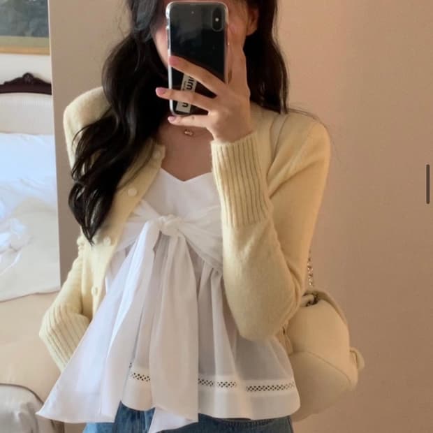 르플레인 마벨 블라우스 s - 택달린 새상품