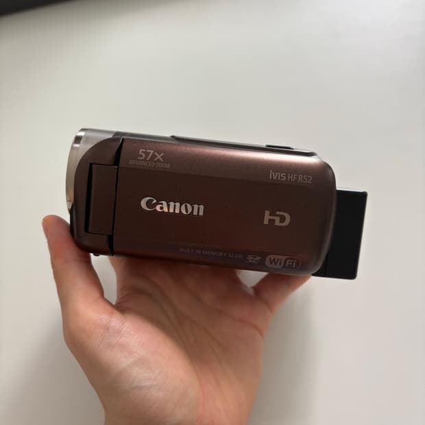 [레어] 캐논 iVIS HF R52(VIXIA 500) 브라운