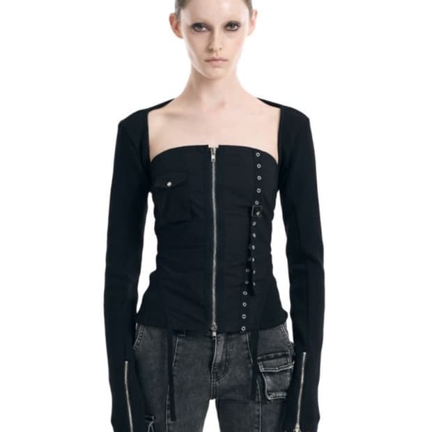 보헤미안서울 바이커탑 + 볼레로 세트 