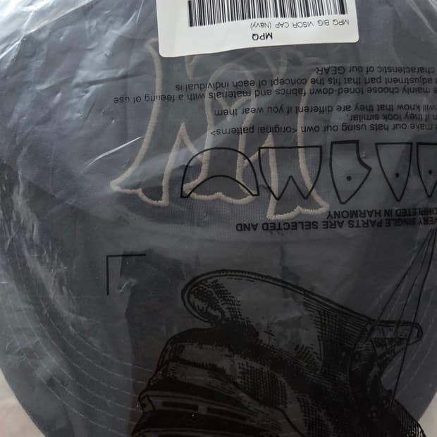 새상품 정품 mpq 엠피큐 모자 볼캡 네이비