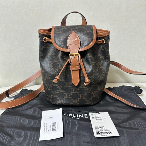 [새상품급 정품] 셀린느 폴코 백팩 미니