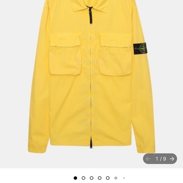 [xl] 22ss 스톤아일랜드 올드이펙트 셔츠 자켓 (새상품)